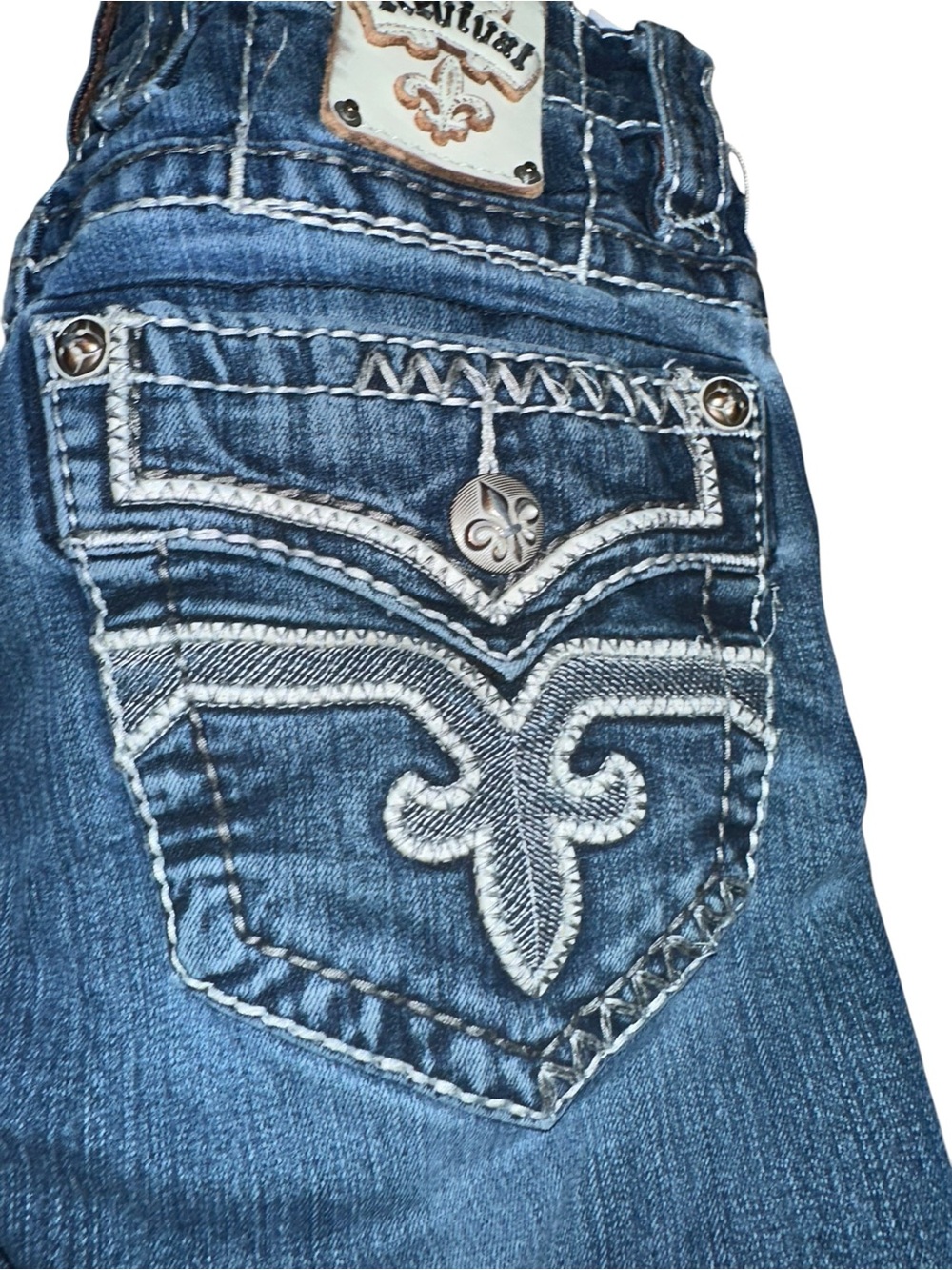 Rock Revival | Mens Prevo Slim Straight Jeans | 29 - Picture 2 of 5